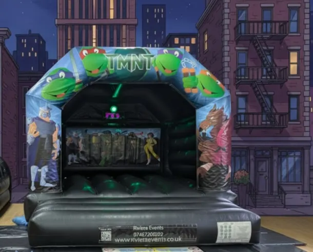Ninja Turtles Disco Bouncy Castle