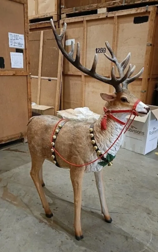 Lifesize Reindeer Props