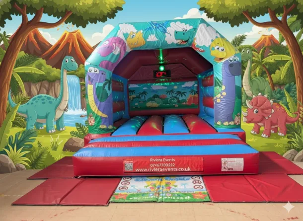 Dinosaur Disco Bouncy Castle