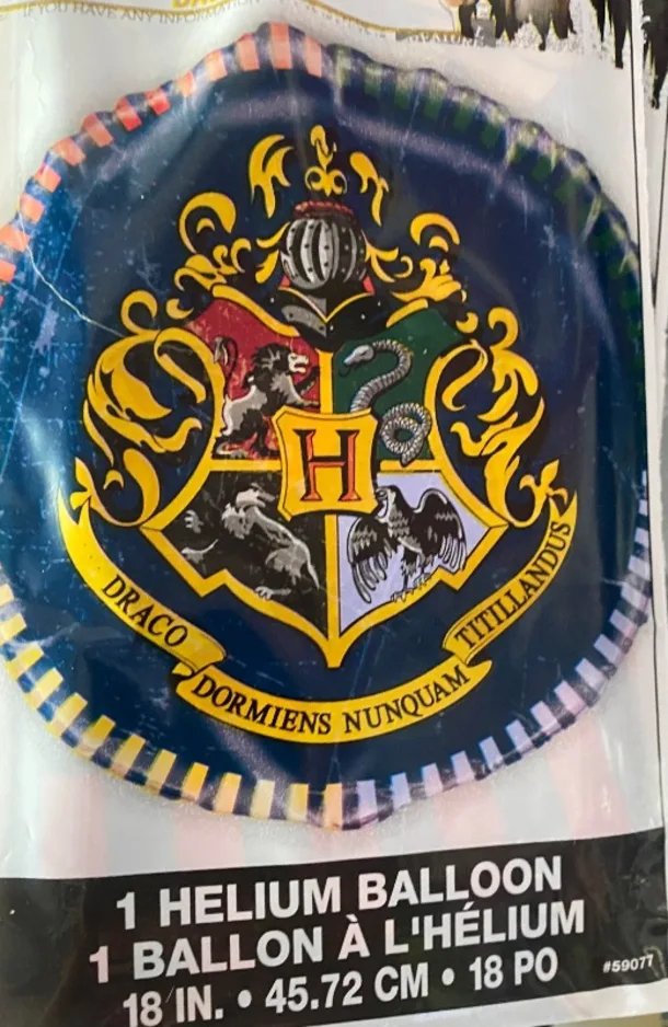 Hogwarts Helium Balloon