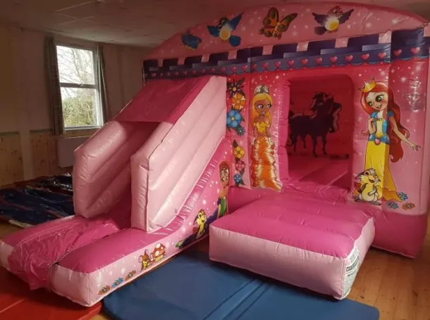 Premium Princess Bouncy Castle Slide