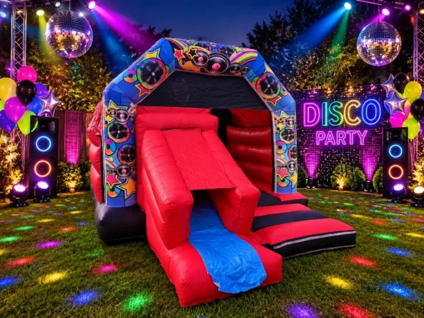 Party Time Combi Disco Red Black