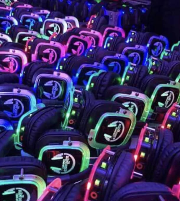 Silent Disco  20 Headsets And 3 Transmitters