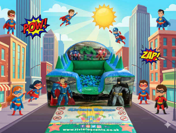 Superheroes Ball Pool