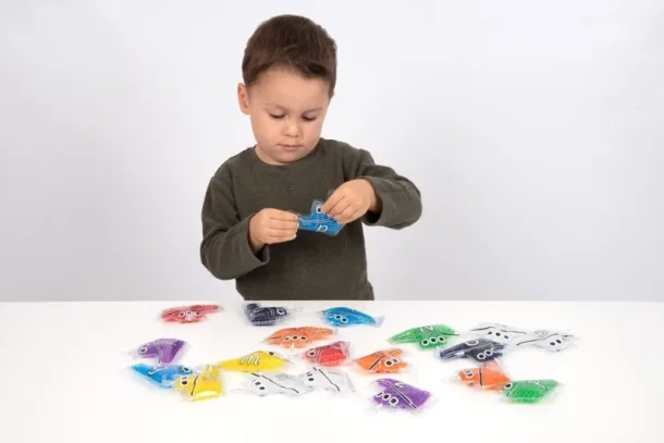 Rainbow Gel Alphabet Boats