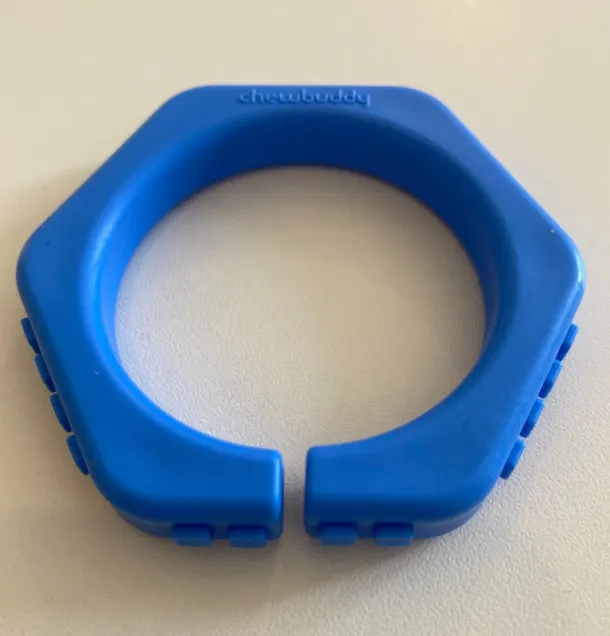 Oral Chew Bangle Blue