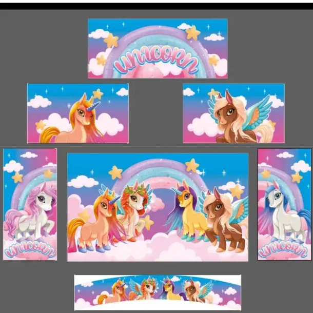 Unicorn - 01 Velcro Print