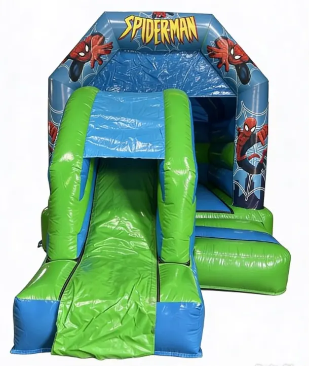 12ft X 18ft Blue And Green Combi - Spiderman 2 Artwork