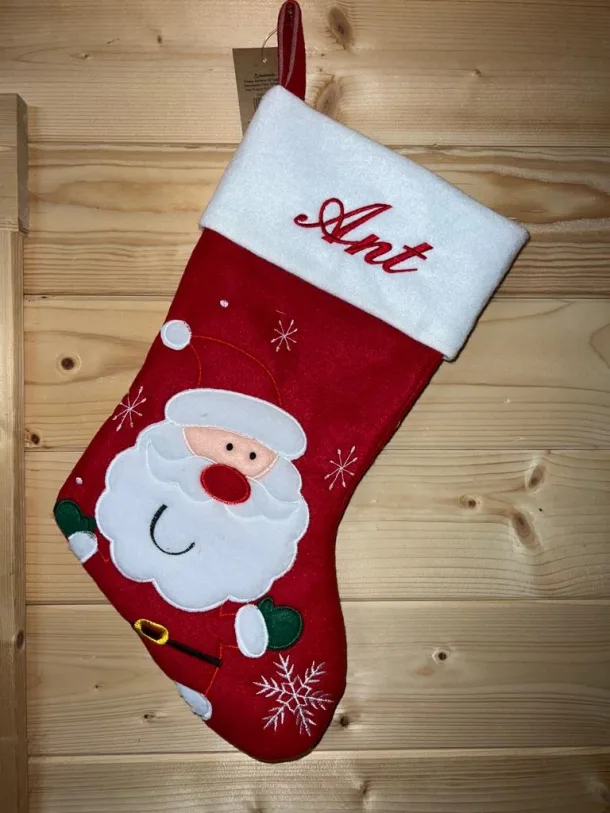 Christmas Stocking Red Father Christmas