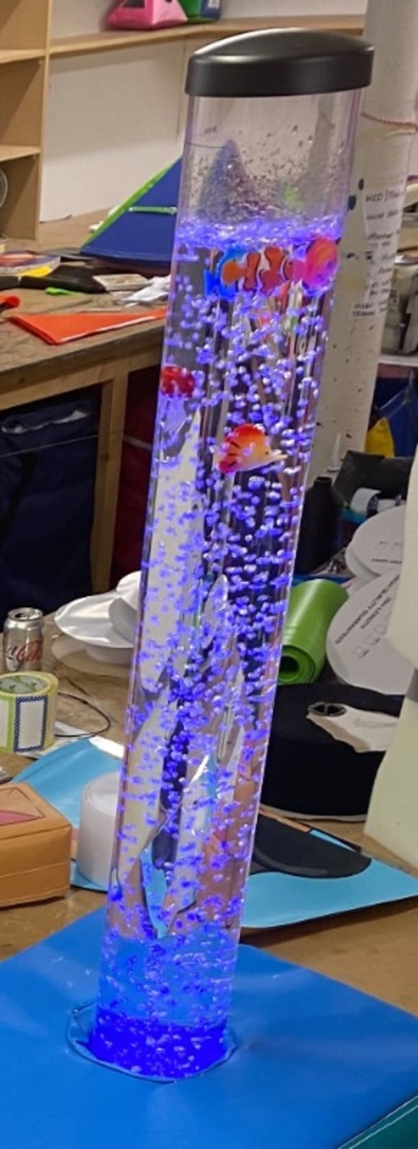 Bubble Tube Sensory Ideas