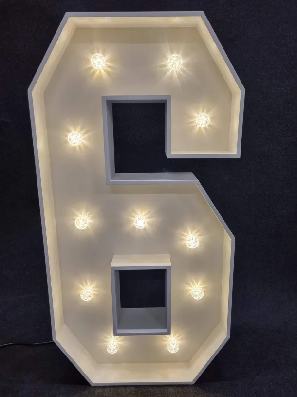 Light Up Numbers - Number 6