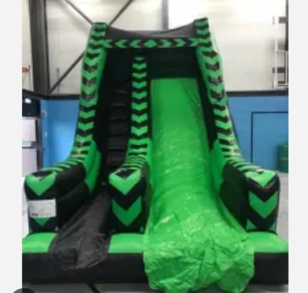 Green And Black Platform Slide