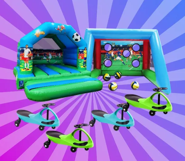 Football Bouncy Castle Package 1