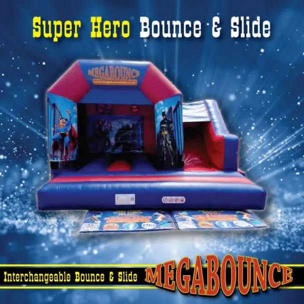 15ft X 15ft Super Hero Themed Bouncy Castle