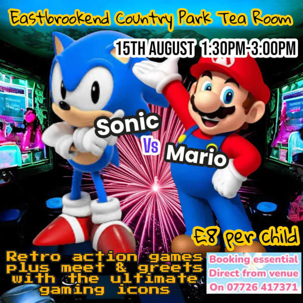 Sonic Vs Mario - Retro Games Event
