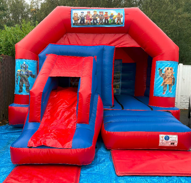 Red And Blue Combo Castle - Roblox Theme