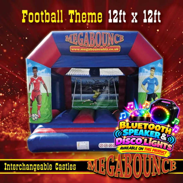 12ft X 12ft Football Themed Bouncy Castle