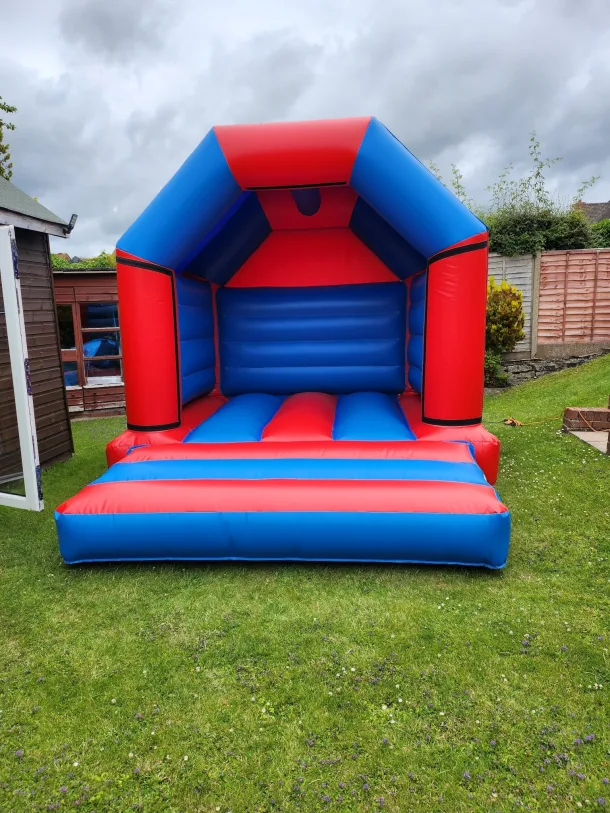 15x11ft A Frame Red And Blue Bouncy Castle