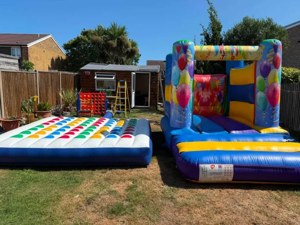 8ft X 11ft Party Bouncy Castle And Twister Package