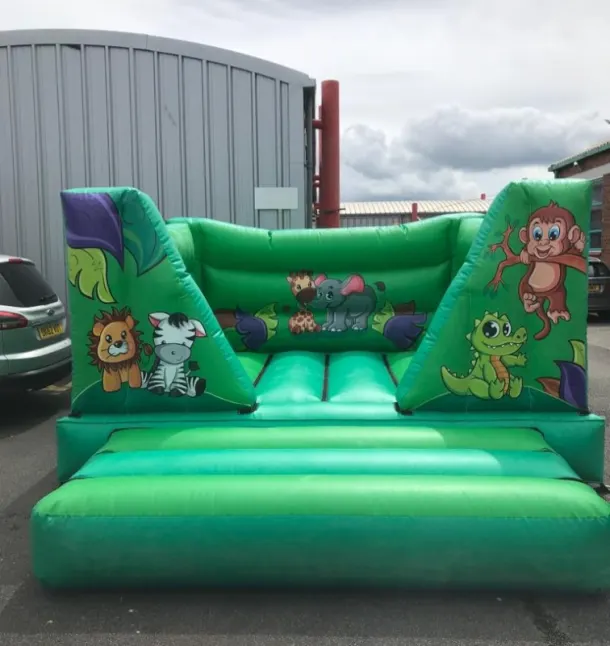 14ft 6 X 11ft 6 X 6ft 6 Wide V Frame Jungle Green Castle