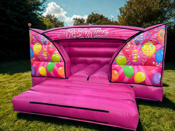 Pink Party Time Low Height Castle