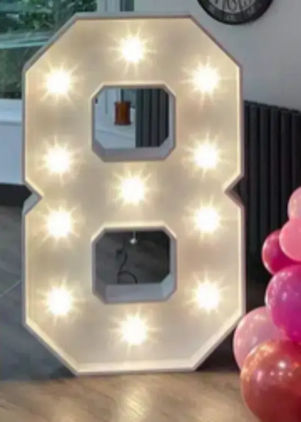 4ft Led Numbers - Number 8