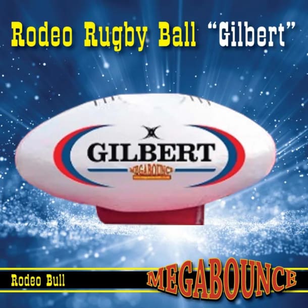 5pm - 11pm Time Slot Rodeo Bull Hire - Rugby Ball Skin