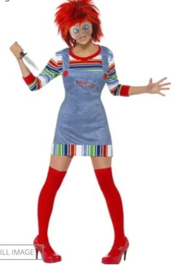 Female Chucky Fancy Dress Costume