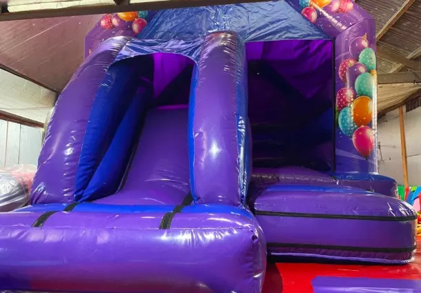 12x18ft Purple Front Slide Combo