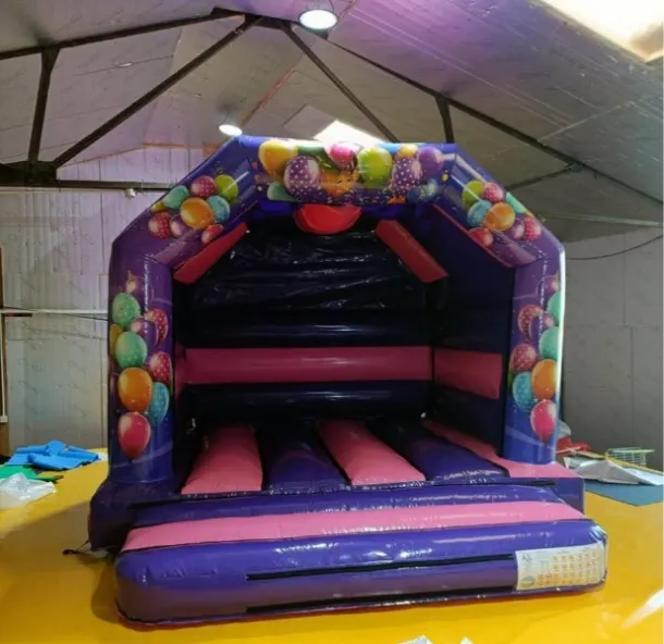12x12ft Pink And Purple Party Castle