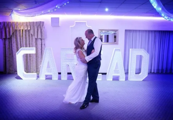 Surname Light Up Letter Hire