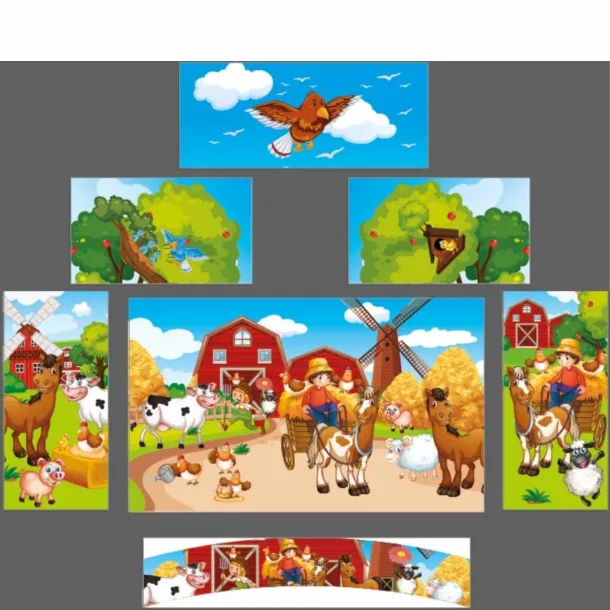 Farm Yard - 01 Velcro Print