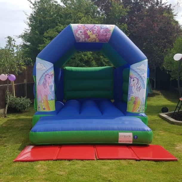 Unicorn Ponies Themed Bouncy Castle Dino Tots Bouncy Castle & Soft