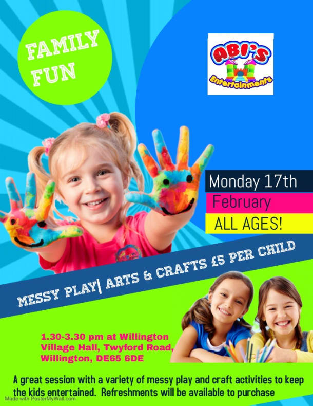 Messy Play Arts & Crafts Willington Village Hall