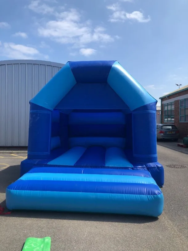 12ft X 14ft Shades Of Blue Bouncy Castle