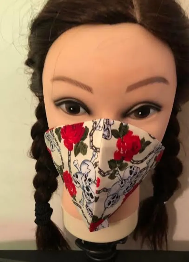 Skulls And Roses Mask