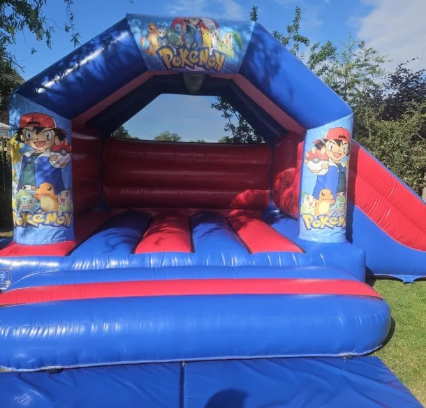 13ft X 18ft Pokemon Side Side Blue And Red Castle