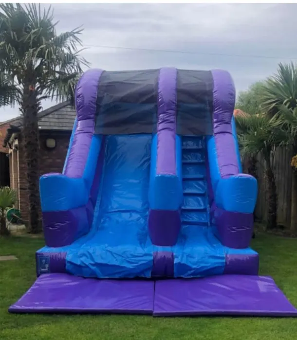 Blue And Purple 12ft Platform Slide