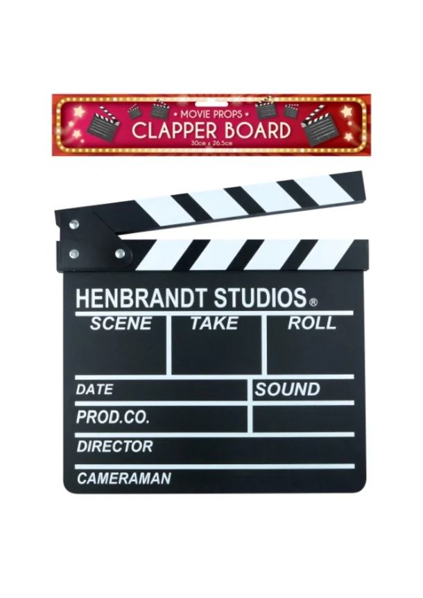 Movie Clapper Board 30cm X 26.5cm