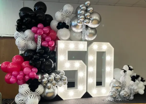 50 With Balloons