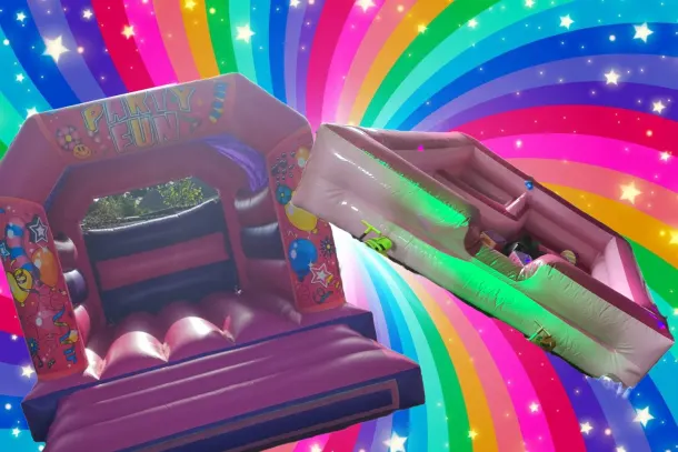 Pink Package Softplay Surround And Bouncy Castle