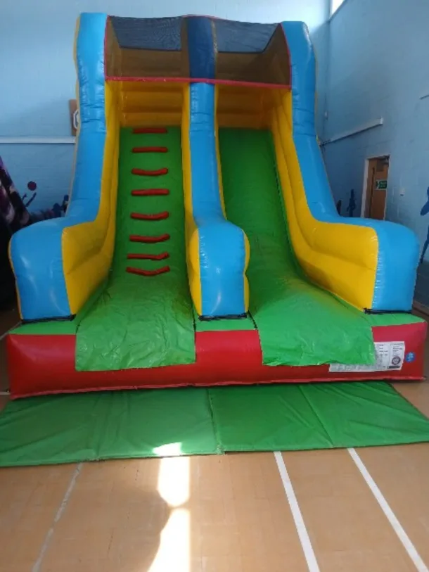 Multicoloured 8ft Platform Slide