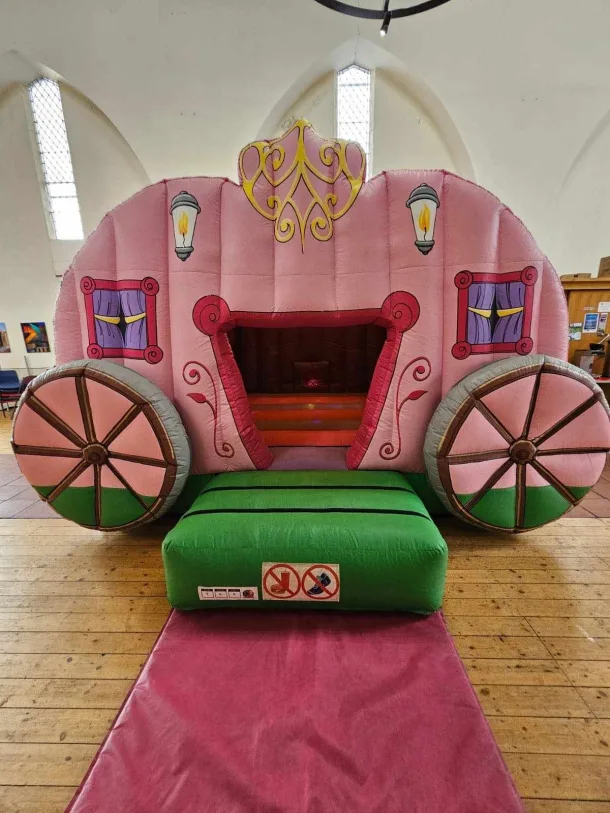 Princess Carriage Bouncy Castle