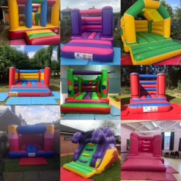 Package C - Standard Bouncy Castle 4ft Foam Ball Pond And Small Soft Play Selection