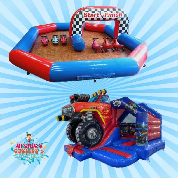 Didi Car Track And Monster Truck