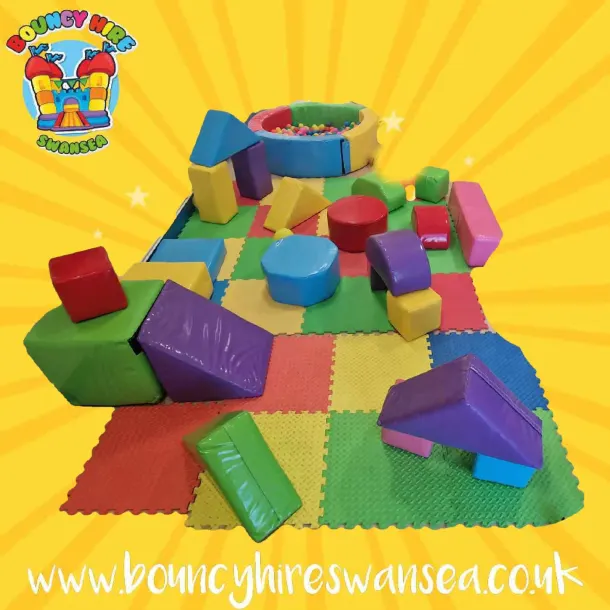 22 Piece Rainbow Soft Play Set