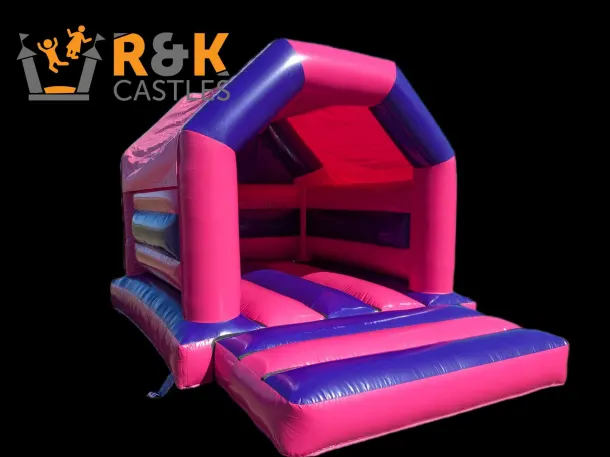 12x12ft Pink And Purple Bouncy Castle