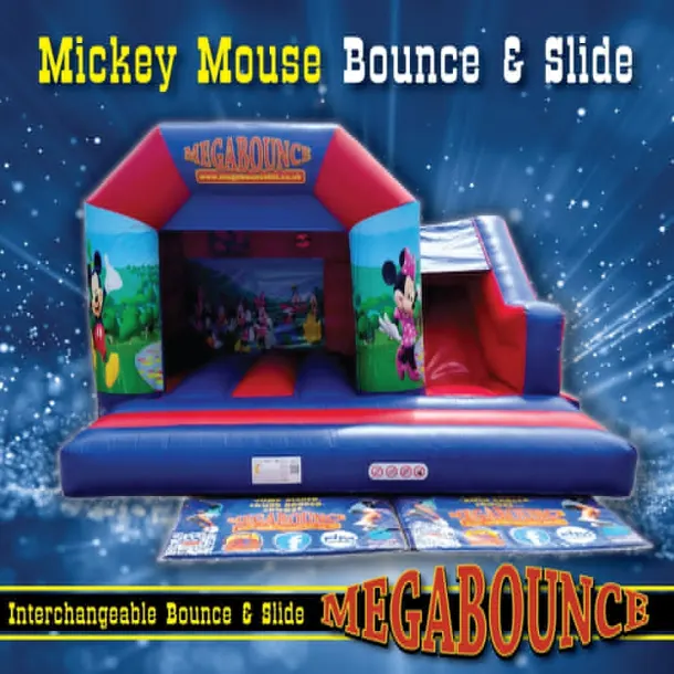 15ft X 15ft Mickey Mouse Themed Bouncy Castle