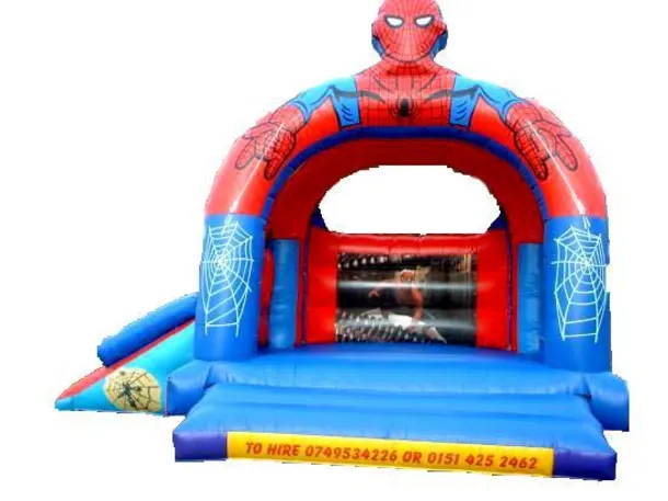 15ft X 21ft Spiderman Slide Castle