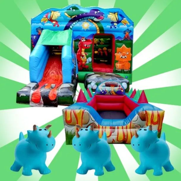 Dinosaur Bouncy Castle Package 2